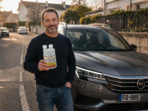 Un-homme-tient-une-bouteille-de-Mecarun